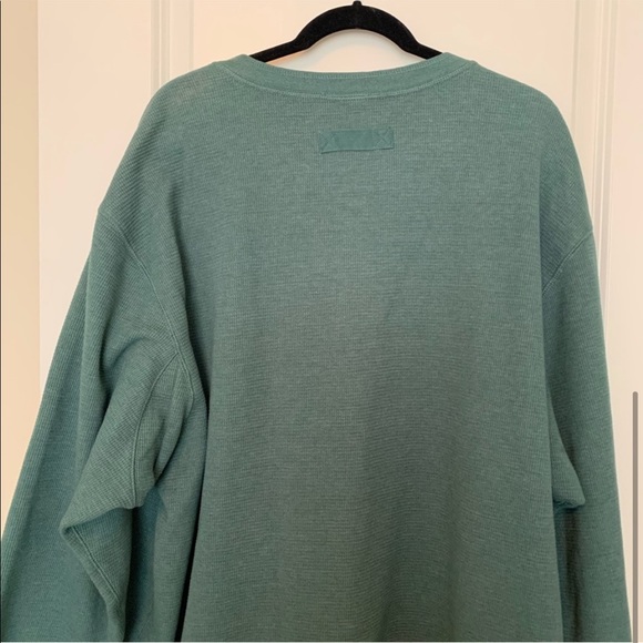 Duluth Trading Burly Thermal Sherpa Lined Henley - Picture 3 of 5